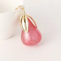 Modern Style Alloy Fruit Women's Bag Pendant Keychain sku image 2