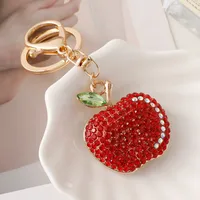 Cute New Style Alloy Apple Unisex Bag Pendant Keychain main image 1