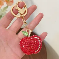 Cute New Style Alloy Apple Unisex Bag Pendant Keychain main image 2