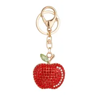 Cute New Style Alloy Apple Unisex Bag Pendant Keychain main image 3