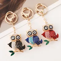 Modern Style Alloy Owl Unisex Bag Pendant Keychain main image 1