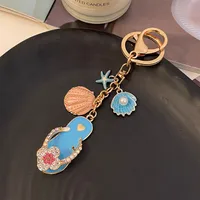 New Style Alloy Flower Women's Bag Pendant Keychain main image 2