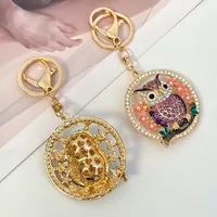 European Style Modern Style Alloy Owl Unisex Keychain main image 3