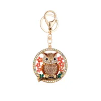 European Style Modern Style Alloy Owl Unisex Keychain main image 5