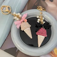 New Style Alloy Ice Cream Women's Bag Pendant Keychain main image 2