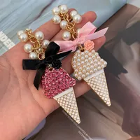 New Style Alloy Ice Cream Women's Bag Pendant Keychain main image 4