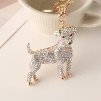 Cute Alloy Dog Unisex Bag Pendant Keychain main image 4