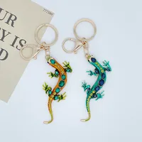 Modern Style Alloy Lizard Men's Bag Pendant Keychain main image 2