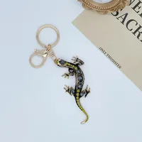 Modern Style Alloy Lizard Men's Bag Pendant Keychain sku image 3