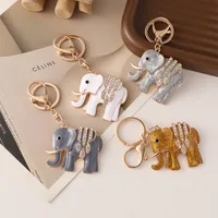 Modern Style Zinc Alloy Elephant Unisex Bag Pendant Keychain main image 2