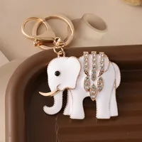Modern Style Zinc Alloy Elephant Unisex Bag Pendant Keychain sku image 3