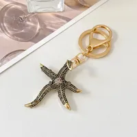 Modern Style Alloy Starfish Women's Bag Pendant Keychain main image 1