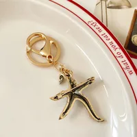 Modern Style Alloy Starfish Women's Bag Pendant Keychain main image 3