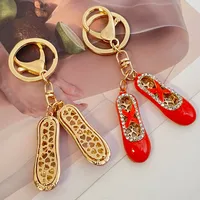 New Style Alloy Shoe Women's Bag Pendant Keychain main image 3