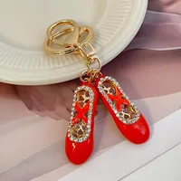 New Style Alloy Shoe Women's Bag Pendant Keychain sku image 2