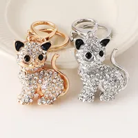 Cute Alloy Cat Unisex Bag Pendant Keychain main image 4