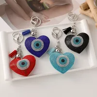 Estilo Moderno Aleación Ojo Del Diablo Hombres Colgante De Bolsa Llaveros main image 3