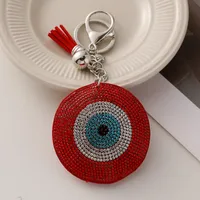 Modern Style Alloy Devil's Eye Men's Bag Pendant Keychain sku image 2