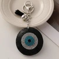 Modern Style Alloy Devil's Eye Men's Bag Pendant Keychain sku image 3
