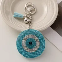 Modern Style Alloy Devil's Eye Men's Bag Pendant Keychain sku image 4