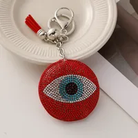 Modern Style Alloy Devil's Eye Men's Bag Pendant Keychain sku image 10