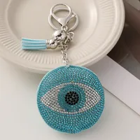 Modern Style Alloy Devil's Eye Men's Bag Pendant Keychain sku image 12