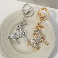 Cute Alloy Sheep Unisex Bag Pendant Keychain main image 1