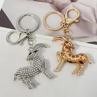 Cute Alloy Sheep Unisex Bag Pendant Keychain main image 2
