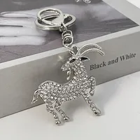Cute Alloy Sheep Unisex Bag Pendant Keychain main image 5