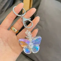 New Style Alloy Butterfly Women's Bag Pendant Keychain sku image 1