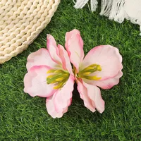 Women's Flower Sweet Silk Flower Hair Clip sku image 3