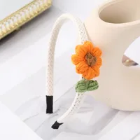 Women's Flower Pastoral Simple Style Cloth Hair Band sku image 1