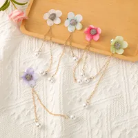 Women's Flower Sweet Mixed Materials Hair Clip main image 1