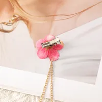 Women's Flower Sweet Mixed Materials Hair Clip main image 4