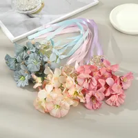Women's Flower Sweet Mixed Materials Hair Claws main image 1