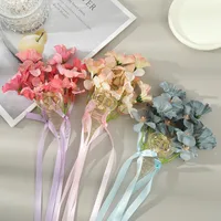 Women's Flower Sweet Mixed Materials Hair Claws main image 2