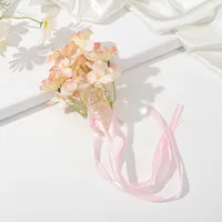Women's Flower Sweet Mixed Materials Hair Claws main image 4