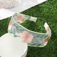Women's Flower Lady Plastic Resin Hair Band sku image 1