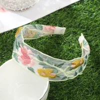 Women's Flower Lady Plastic Resin Hair Band sku image 2