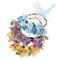 Women's Flower Lady Plastic Wreath main image 4