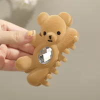 Women's Bear Cute Flocking Hair Claws main image 3