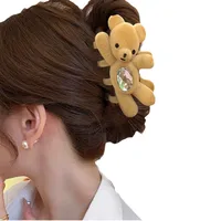 Women's Bear Cute Flocking Hair Claws main image 4