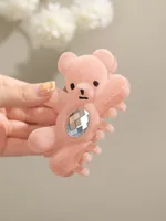 Women's Bear Cute Flocking Hair Claws sku image 2