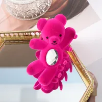 Women's Bear Cute Flocking Hair Claws sku image 3