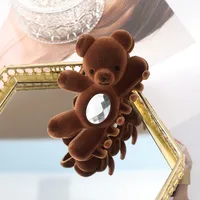 Women's Bear Cute Flocking Hair Claws sku image 6