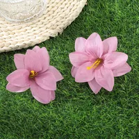 Women's Flower Lady Plastic Resin Hair Clip sku image 2