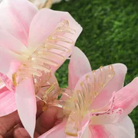 Women's Flower Sweet Mixed Materials Hair Claws main image 3