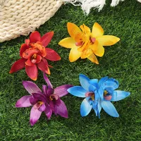 Femmes Adultes Fleur Floral Élégant Romantique Sucré Fleur Côté Clip Impression Et Teinture Fleurs Fleur Côté Clip Couvre-Chef main image 1
