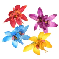 Mujeres Adultos Flor Floral Elegante Romántico Dulce Clip Lateral De Flores Estampado Y Teñido Flores Clip Lateral De Flores Sombreros main image 2