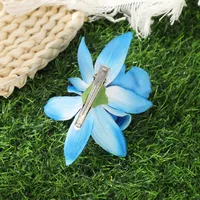 Mujeres Adultos Flor Floral Elegante Romántico Dulce Clip Lateral De Flores Estampado Y Teñido Flores Clip Lateral De Flores Sombreros main image 4